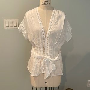 COPY - Women’s Max Studio white shirt L NWT